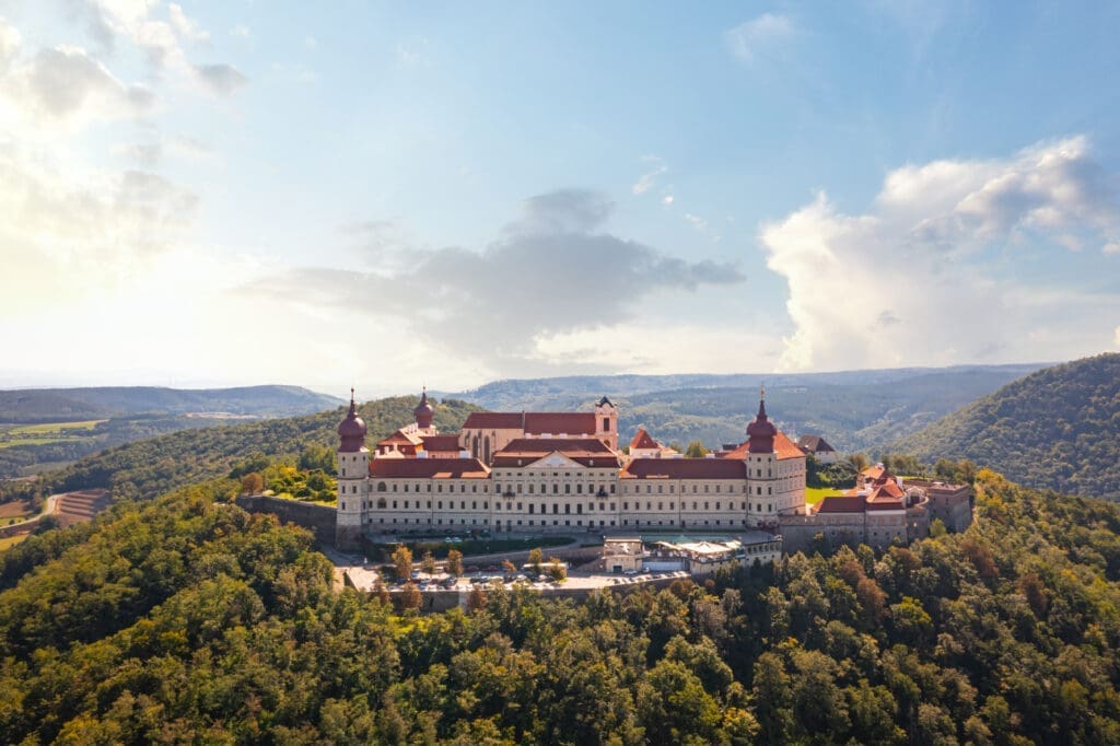 Výhľad na kláštor Göttweig