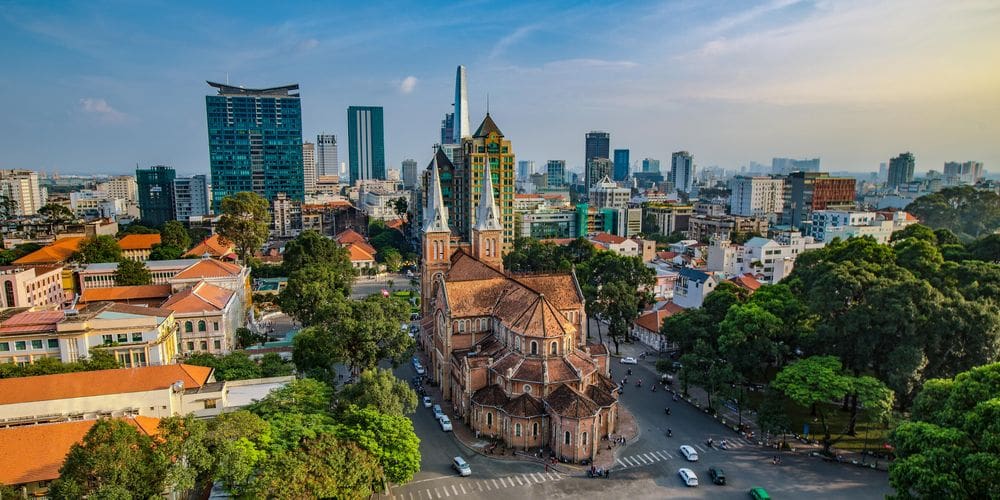 Ansicht von Saigon