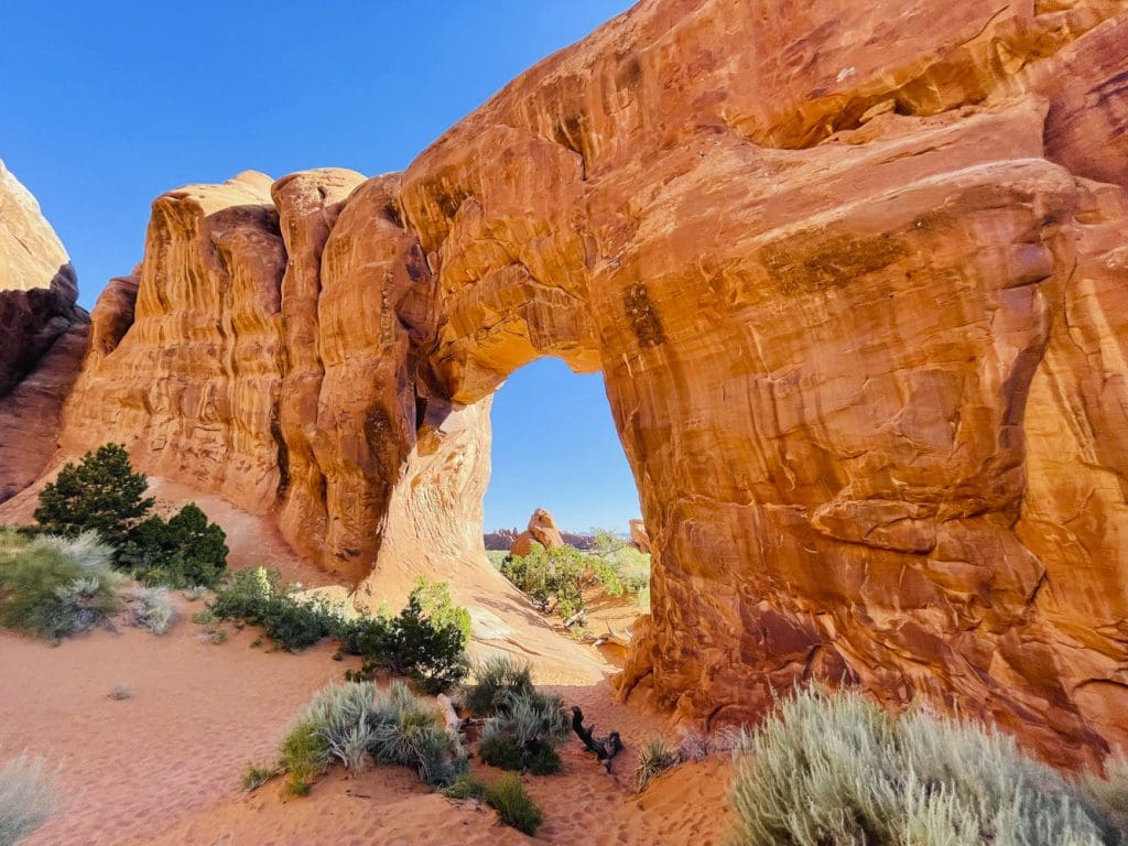 Einer von rund 2.000 Steinbögen im Arches National Park