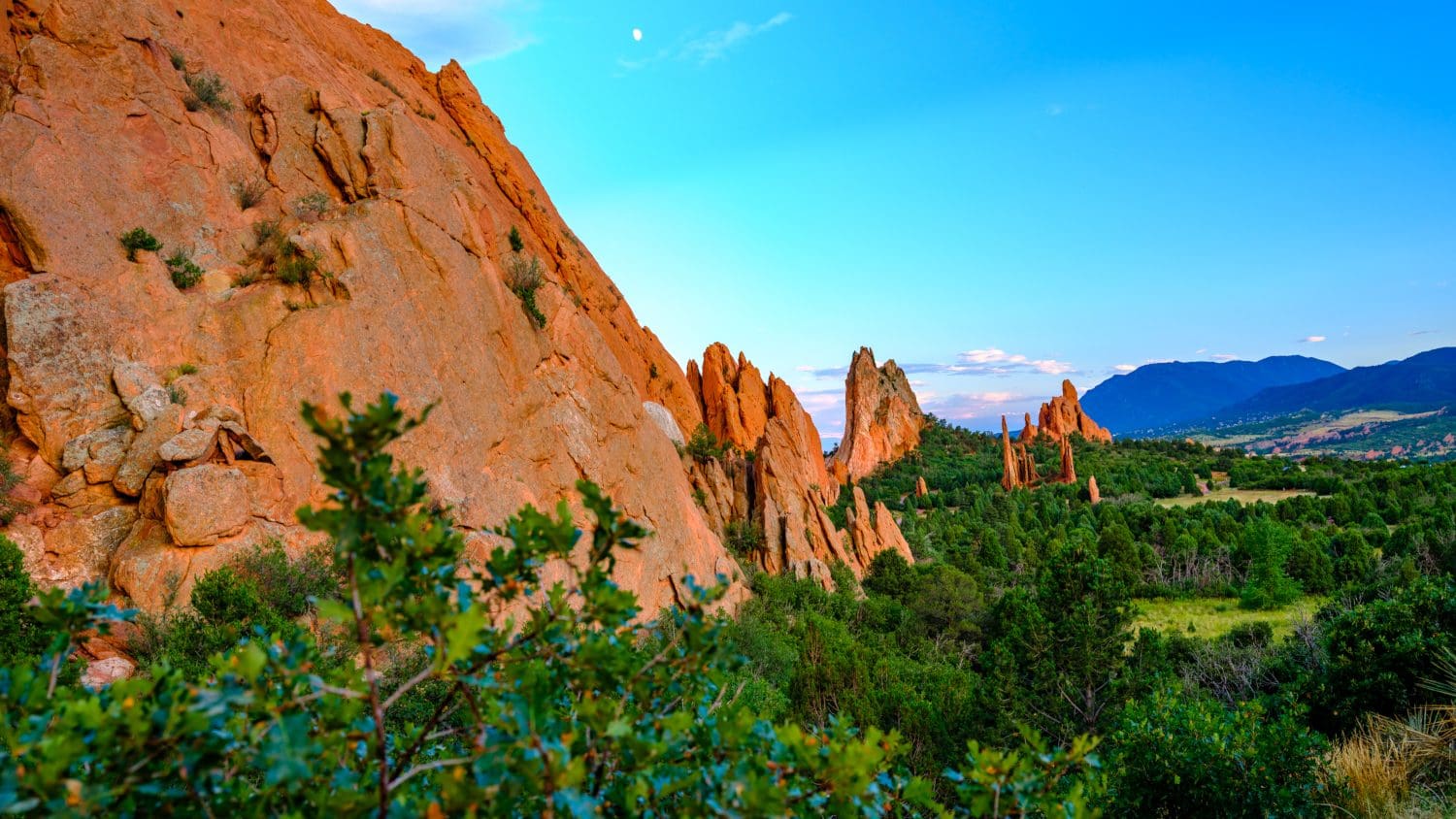 bizarre Felsformationen im Garden of the Gods bei Colorado Springs