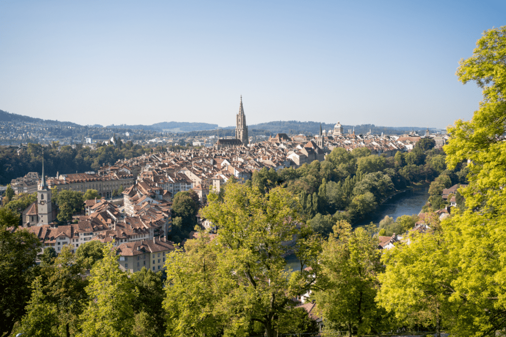 Blick auf die Stadt Bern