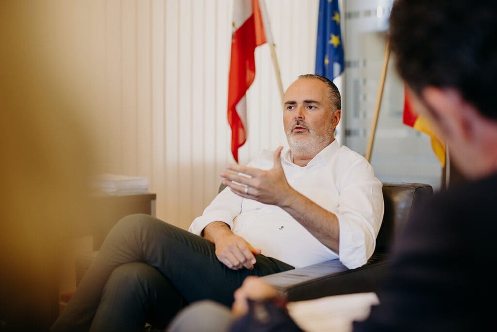 Hans Peter Doskozil in seinem Büro in Eisenstadt.