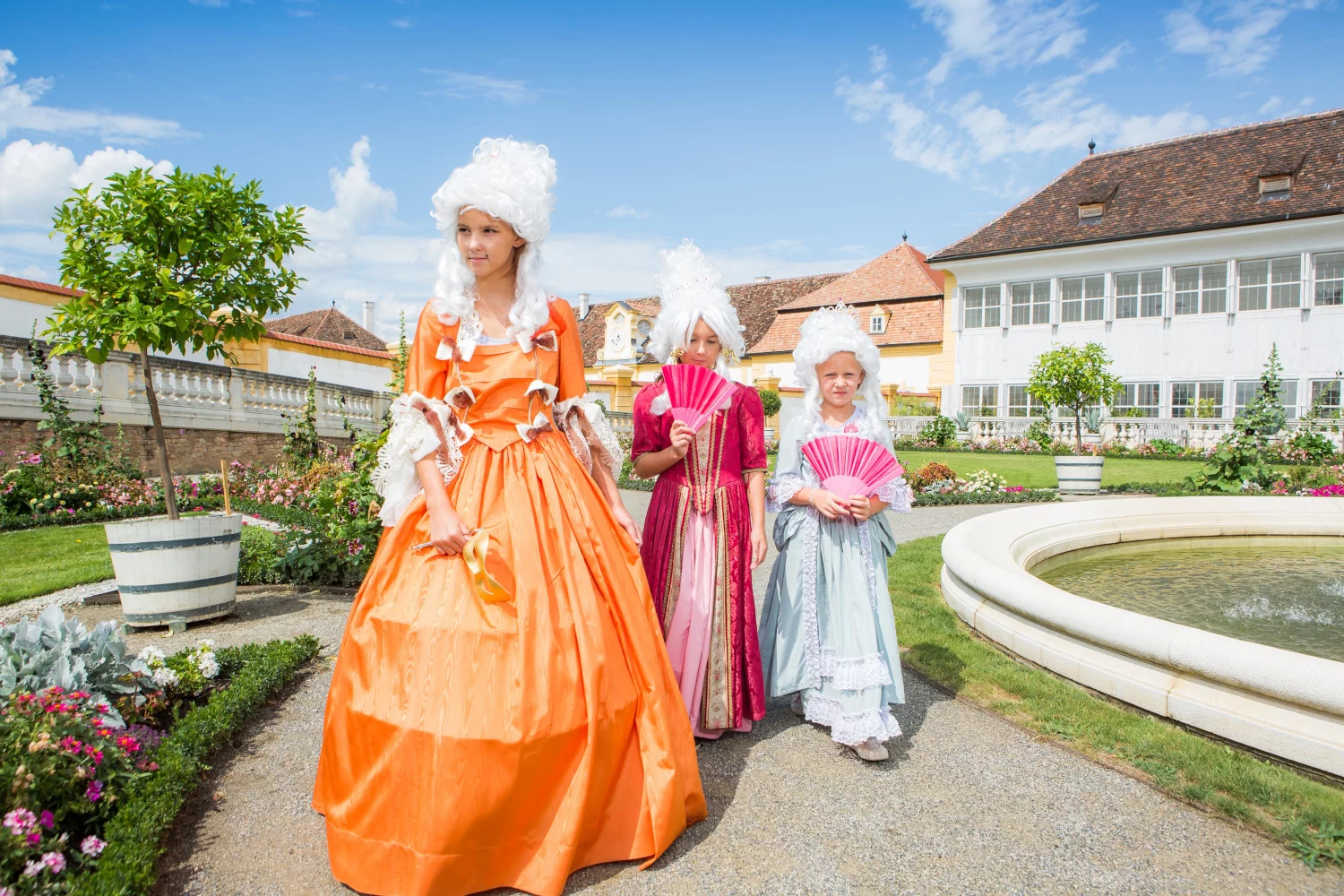 Beim "Großen Ferienspaß auf Schloss Hof" wird garantiert niemandem langweilig. © Astrid Knie/SKB