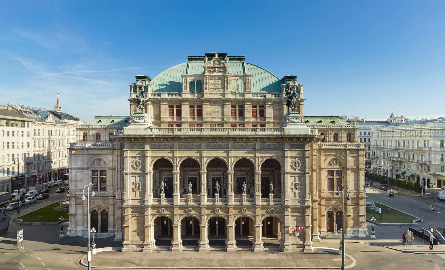 Wiener Staatsoper in der Außenansicht