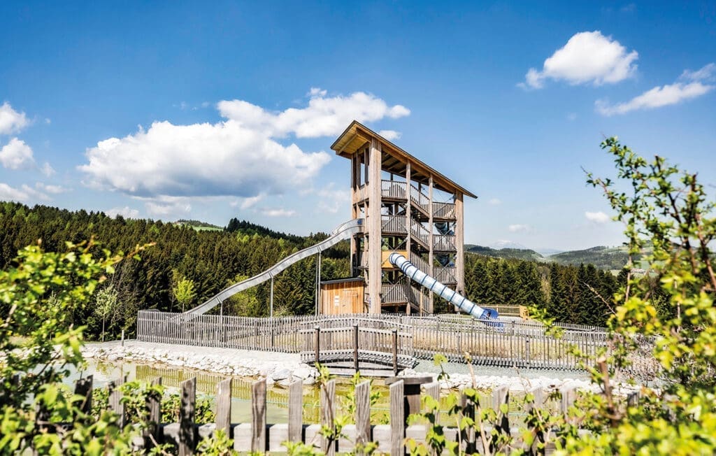 Rutschenturm im Eis-Greissler Erlebnispark