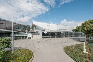 Außenansicht der Wiener Stadthalle