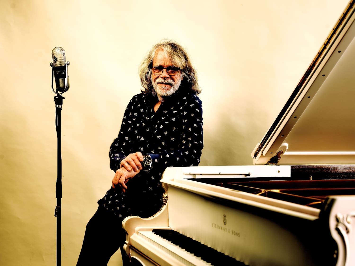 Helge Schneider, Klavier.