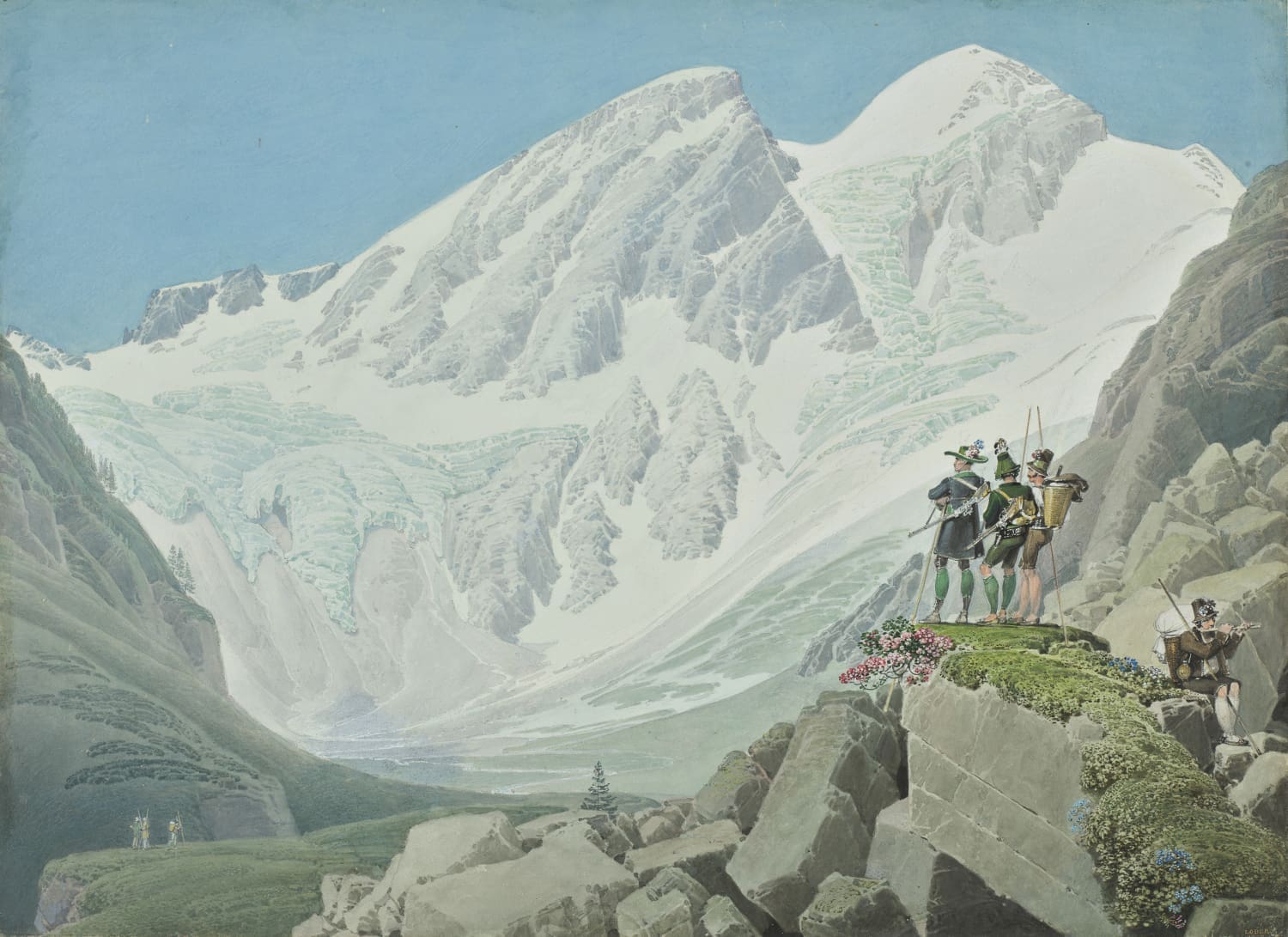 Matthäus Loder, Der Ankogel bei Bad Gastein, 1827