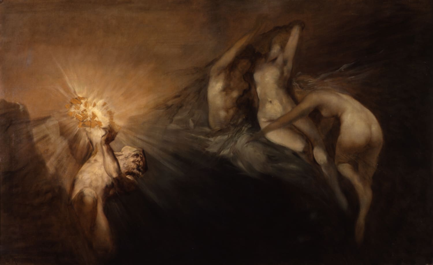 Hans Makart, Der Raub des Rheingoldes, 1883