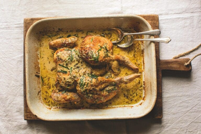 Grandioses Estragon-Brathähnchen