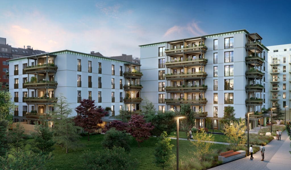 Außenvisualisierung LeopoldQuartier Living