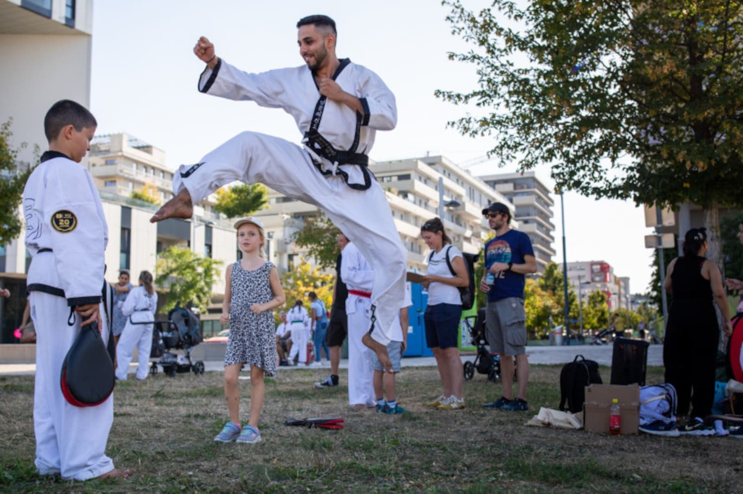 Jiu-Jitsu Training im Freien