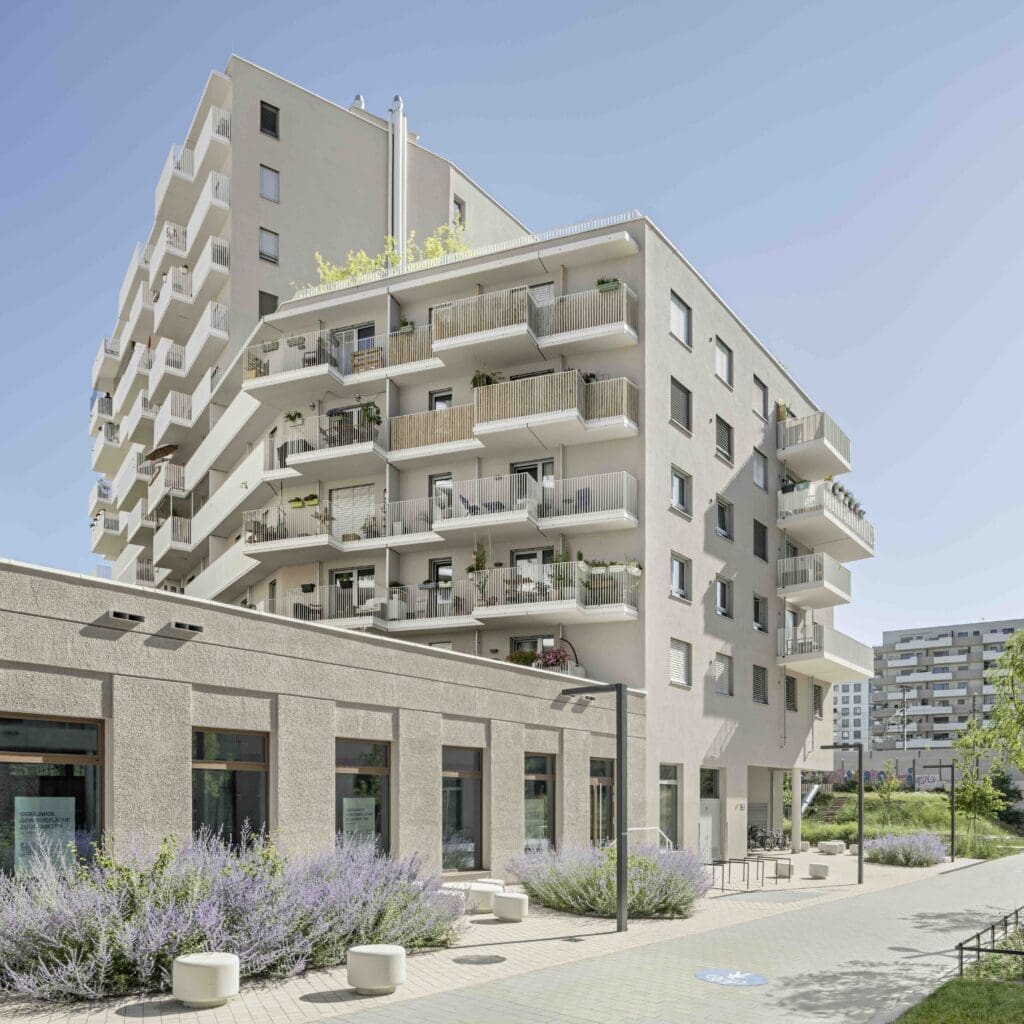 ÖVW-Wohnbau am Areal Nordbahnhof: Schweidlgasse 19, 1020 Wien © ÖVW