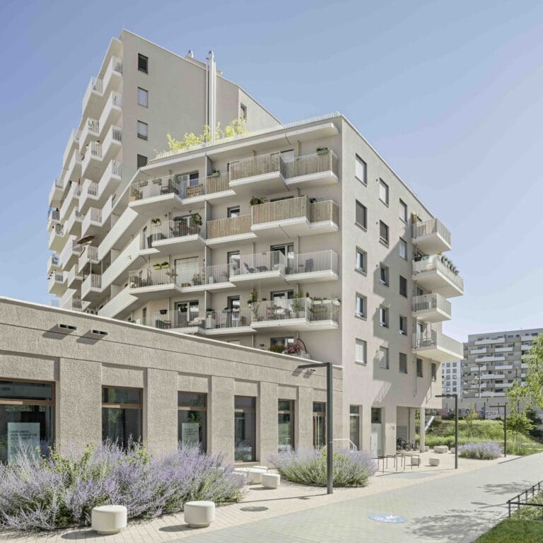 ÖVW-Wohnbau am Areal Nordbahnhof: Schweidlgasse 19, 1020 Wien © ÖVW