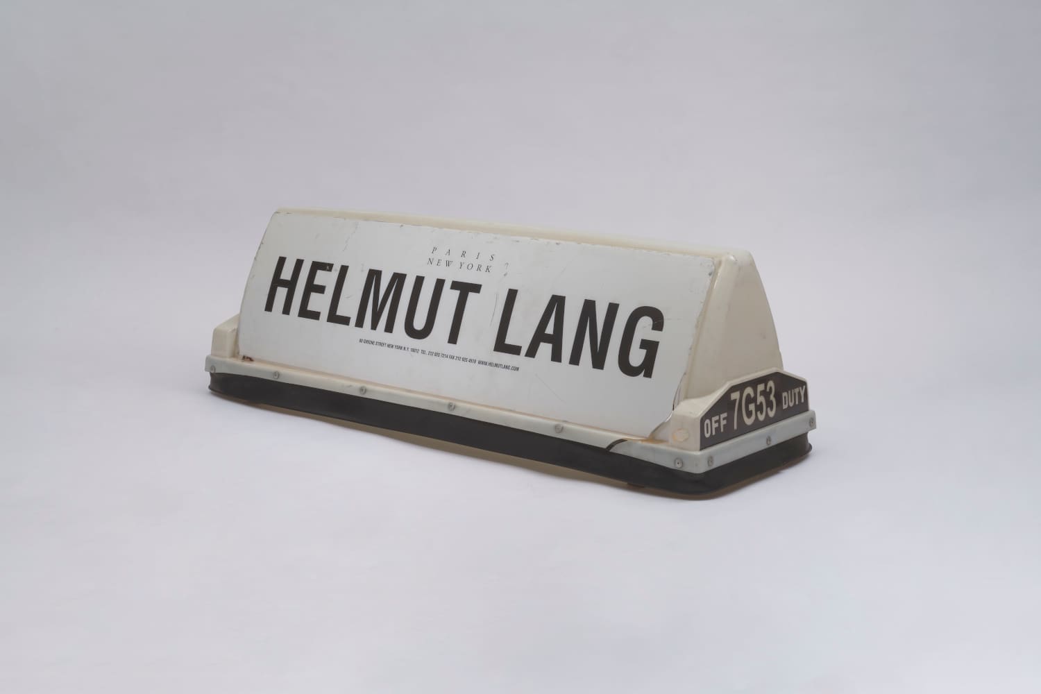 Helmut Lang New York City Taxi Top Werbung