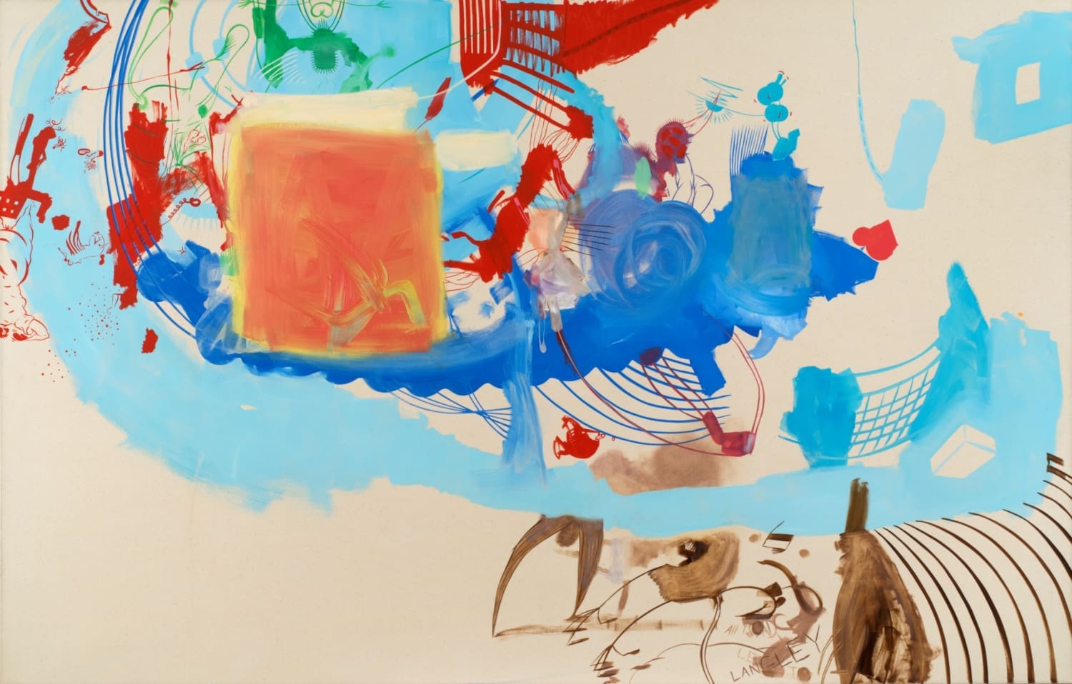 Sue Williams, All Roads Lead to Langley, 2016