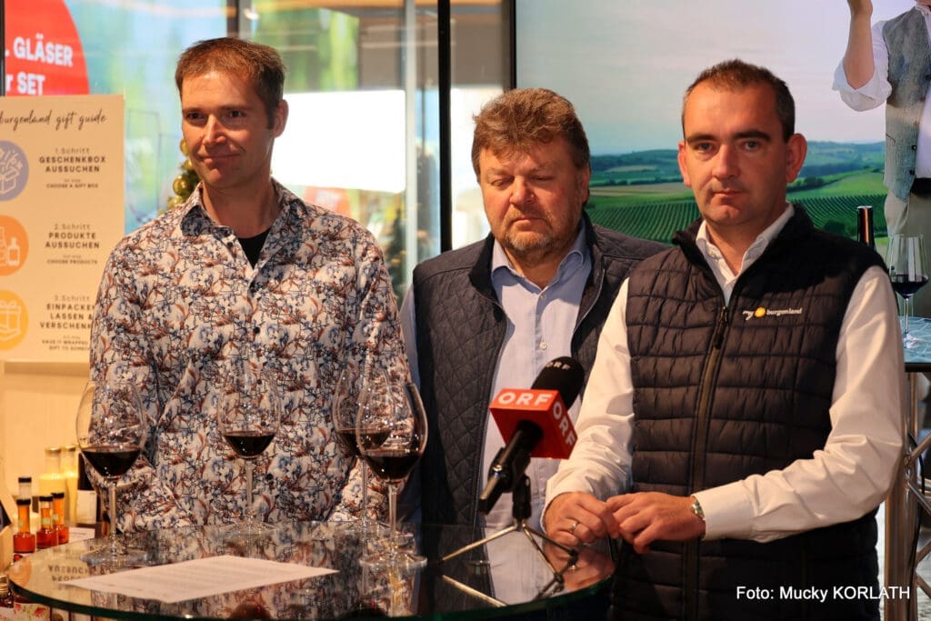 CENTUM - Wein Präsentation - Erich Scheiblhofer, Albert Gesellmann u. Herbert Oschep