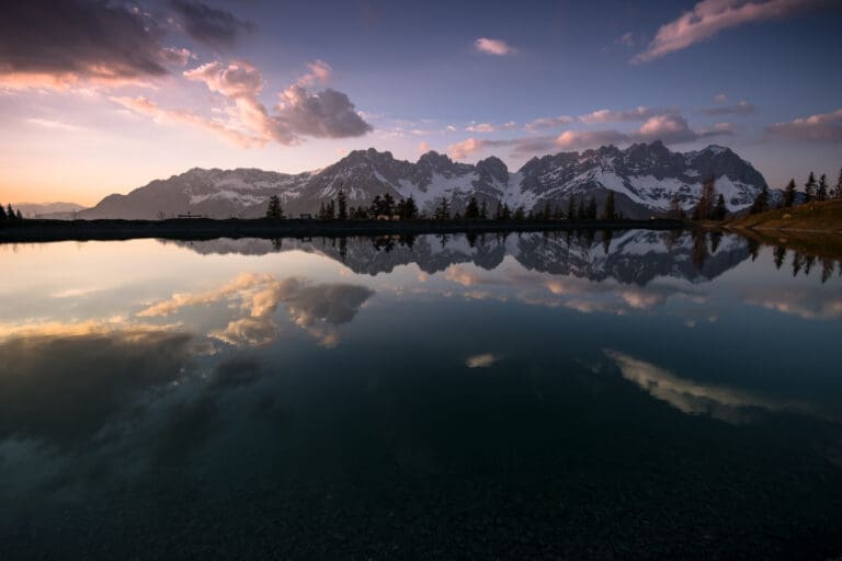 Astbergsee bei Sonnenuntergang - Wilder Kaiser -Ellmau - Going