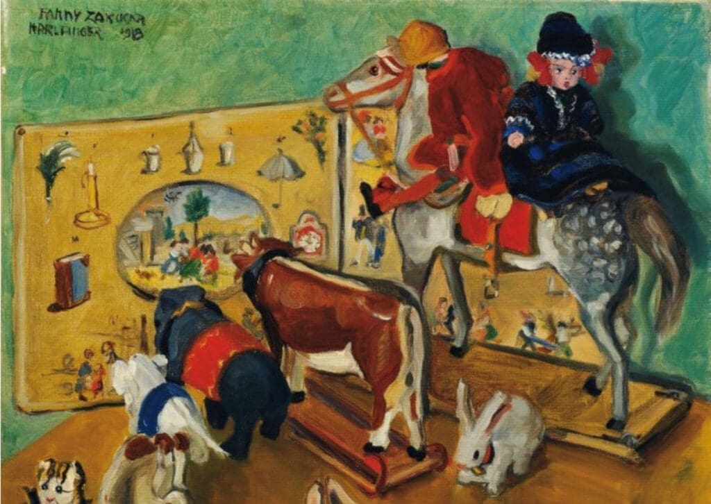 Fanny Harlfinger-Zakucka, Spielzeug