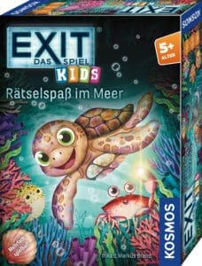 Cover von Rätselspaß im Meer mit Schildkröte 