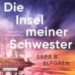 Küste, Sonnenuntergang, Hörbuchcover mit Titel
