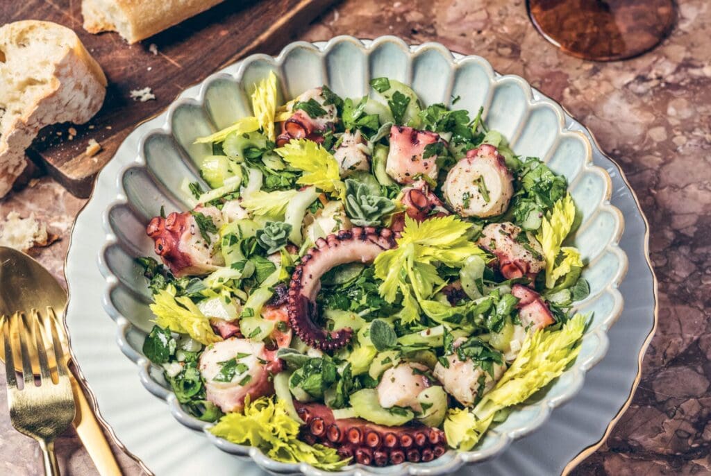 Oktoupussalat aus Venedig